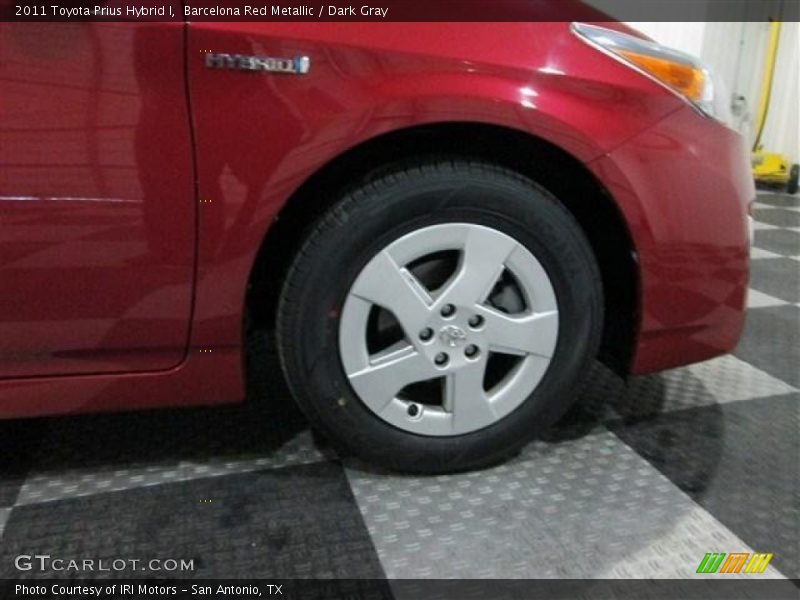 Barcelona Red Metallic / Dark Gray 2011 Toyota Prius Hybrid I