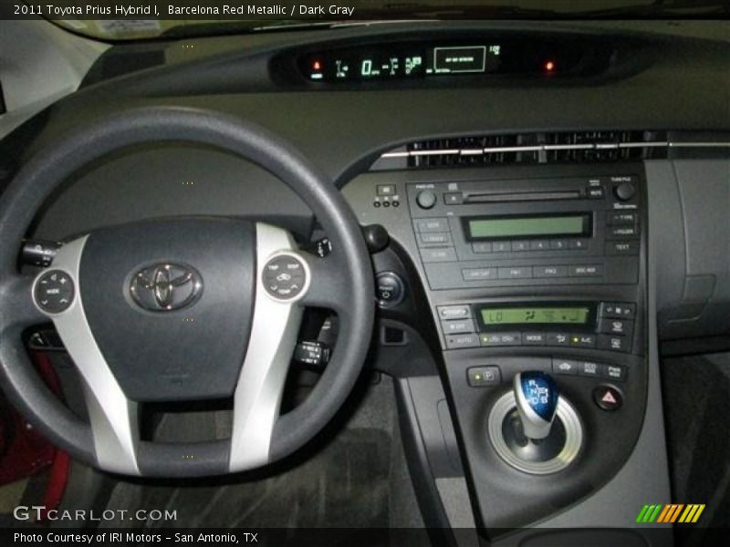 Barcelona Red Metallic / Dark Gray 2011 Toyota Prius Hybrid I