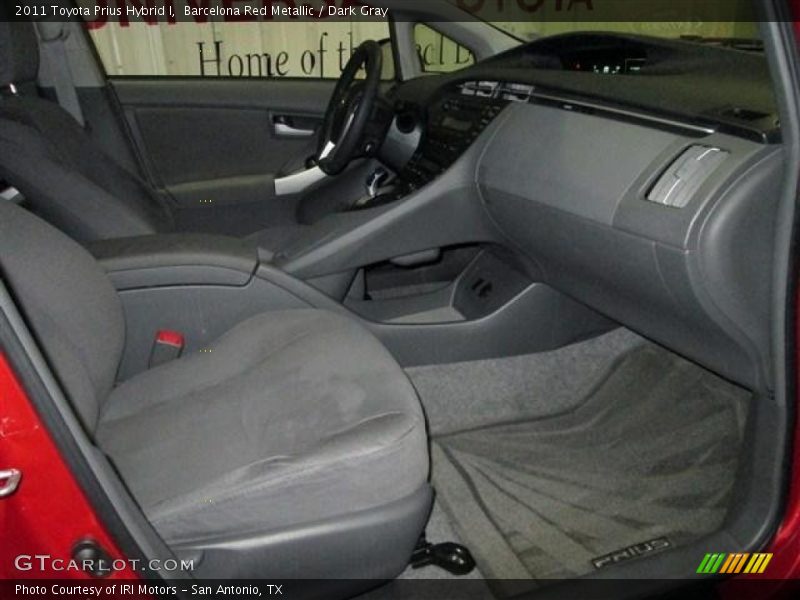 Barcelona Red Metallic / Dark Gray 2011 Toyota Prius Hybrid I