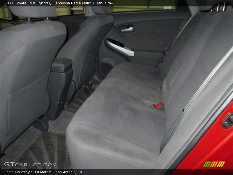 Barcelona Red Metallic / Dark Gray 2011 Toyota Prius Hybrid I