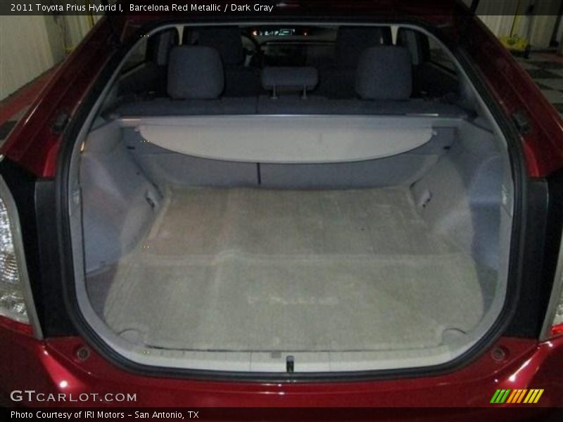 Barcelona Red Metallic / Dark Gray 2011 Toyota Prius Hybrid I