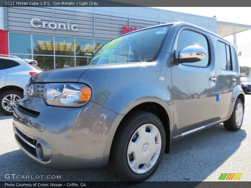 Gun Metallic / Light Gray 2013 Nissan Cube 1.8 S