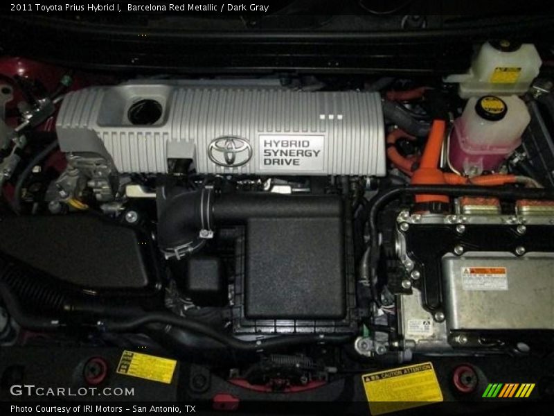 Barcelona Red Metallic / Dark Gray 2011 Toyota Prius Hybrid I