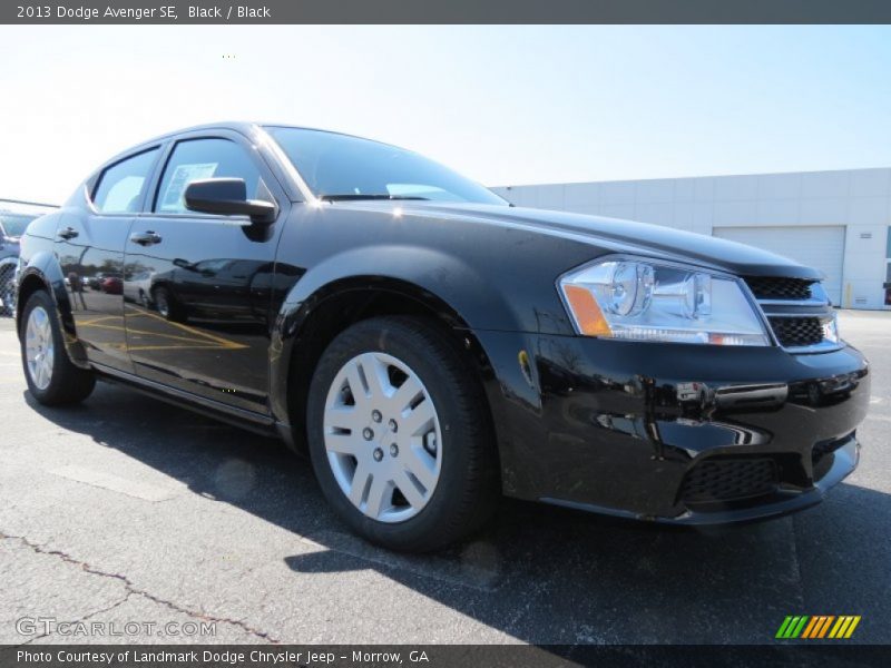 Black / Black 2013 Dodge Avenger SE