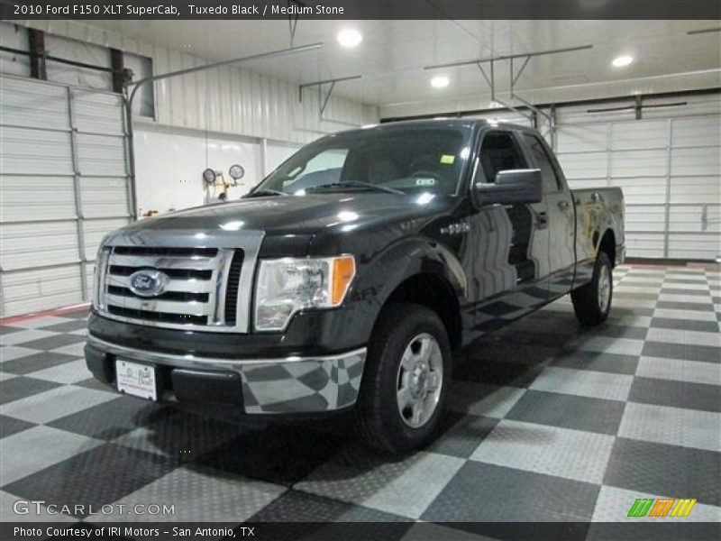 Tuxedo Black / Medium Stone 2010 Ford F150 XLT SuperCab