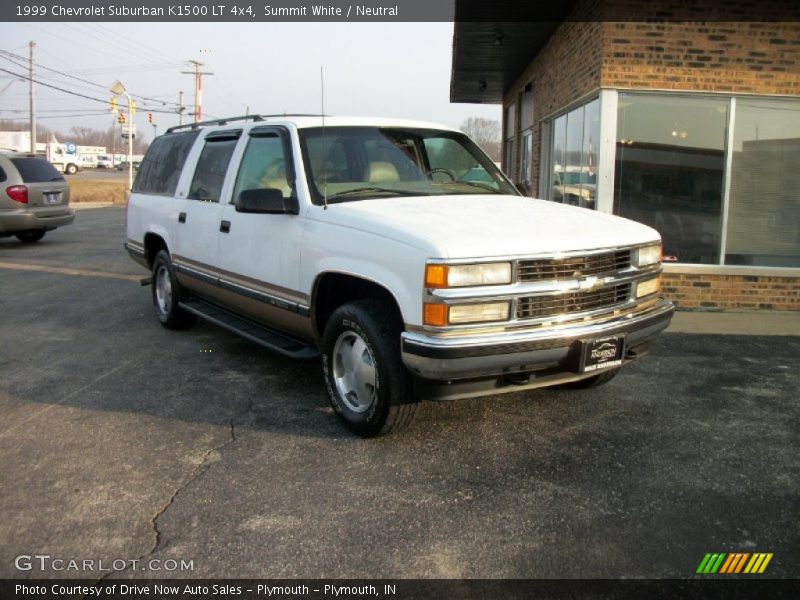 Summit White / Neutral 1999 Chevrolet Suburban K1500 LT 4x4