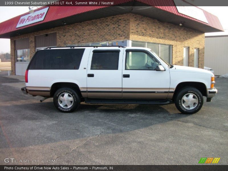 Summit White / Neutral 1999 Chevrolet Suburban K1500 LT 4x4