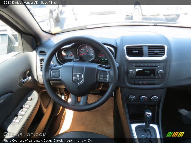 Black / Black 2013 Dodge Avenger SE