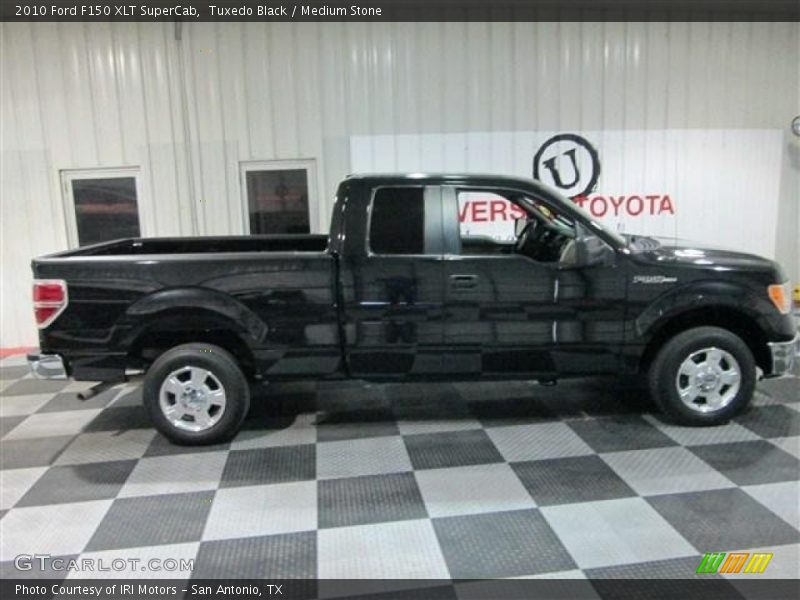 Tuxedo Black / Medium Stone 2010 Ford F150 XLT SuperCab