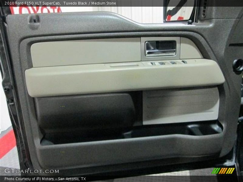 Tuxedo Black / Medium Stone 2010 Ford F150 XLT SuperCab