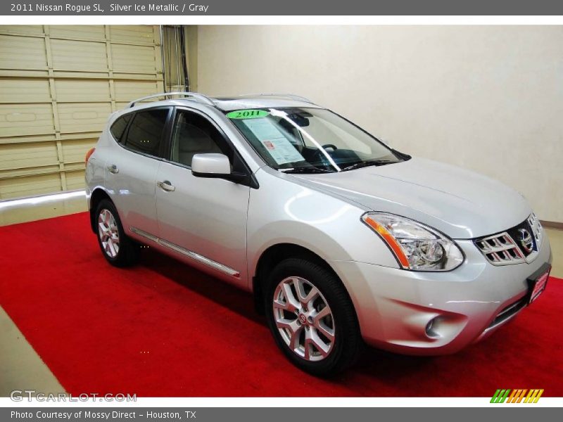 Silver Ice Metallic / Gray 2011 Nissan Rogue SL