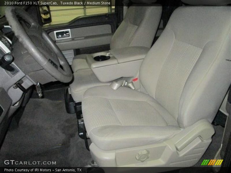 Tuxedo Black / Medium Stone 2010 Ford F150 XLT SuperCab