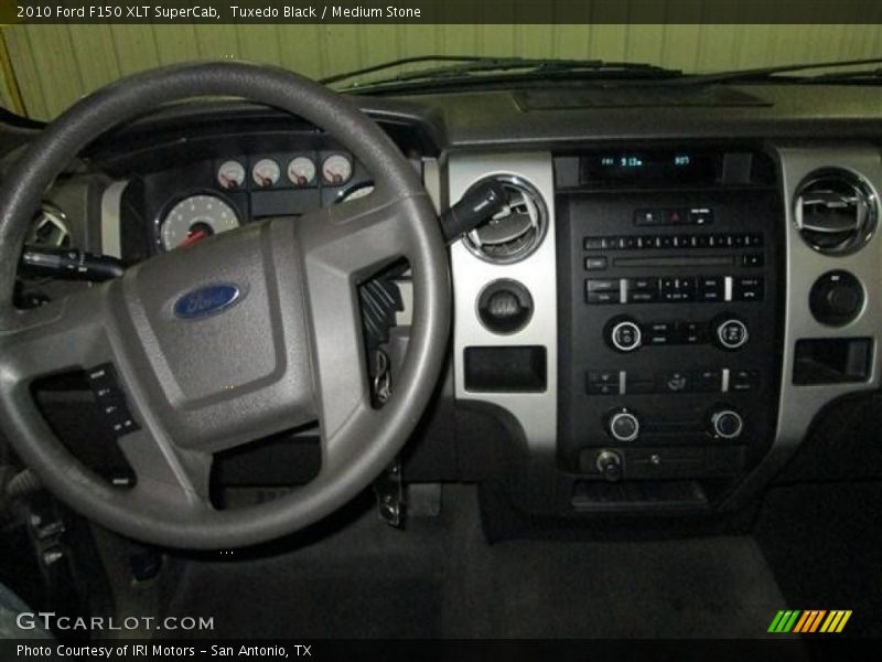 Tuxedo Black / Medium Stone 2010 Ford F150 XLT SuperCab