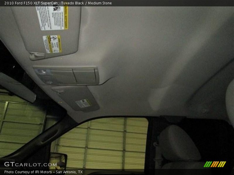 Tuxedo Black / Medium Stone 2010 Ford F150 XLT SuperCab