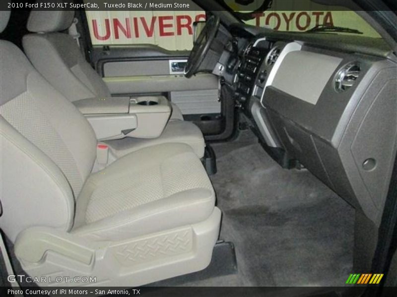 Tuxedo Black / Medium Stone 2010 Ford F150 XLT SuperCab
