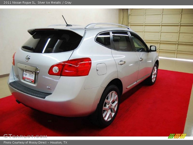 Silver Ice Metallic / Gray 2011 Nissan Rogue SL