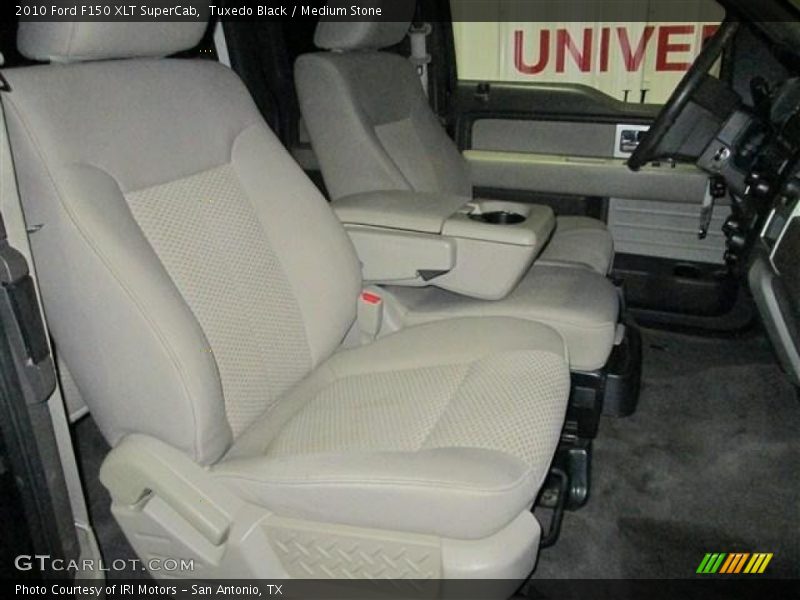 Tuxedo Black / Medium Stone 2010 Ford F150 XLT SuperCab