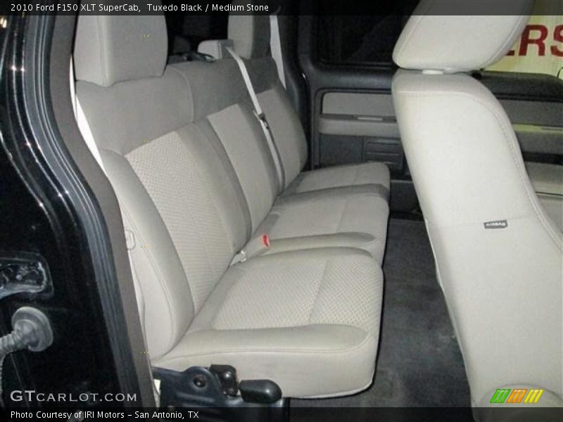 Tuxedo Black / Medium Stone 2010 Ford F150 XLT SuperCab