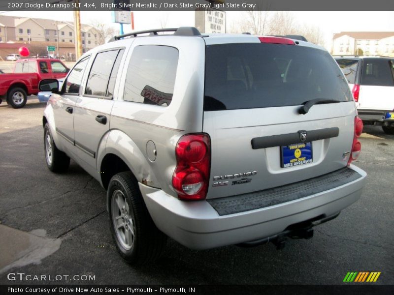Bright Silver Metallic / Dark Slate Gray/Light Slate Gray 2007 Dodge Durango SLT 4x4