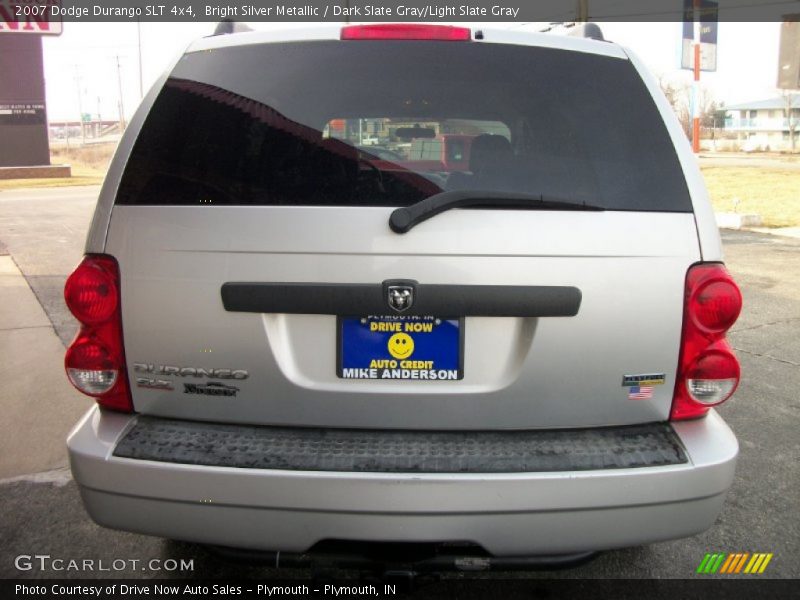 Bright Silver Metallic / Dark Slate Gray/Light Slate Gray 2007 Dodge Durango SLT 4x4