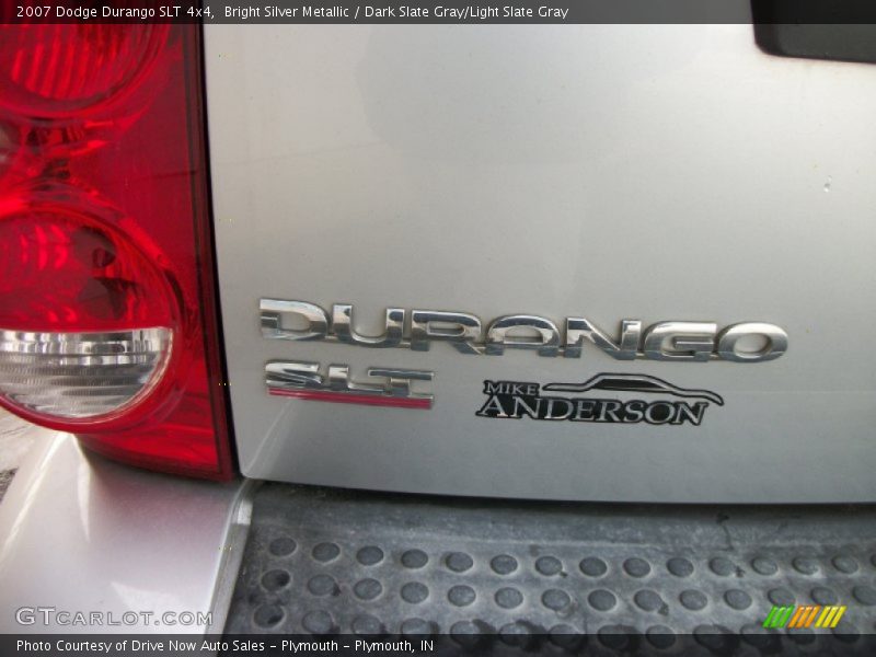 Bright Silver Metallic / Dark Slate Gray/Light Slate Gray 2007 Dodge Durango SLT 4x4