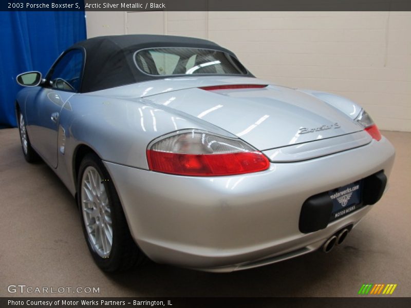 Arctic Silver Metallic / Black 2003 Porsche Boxster S