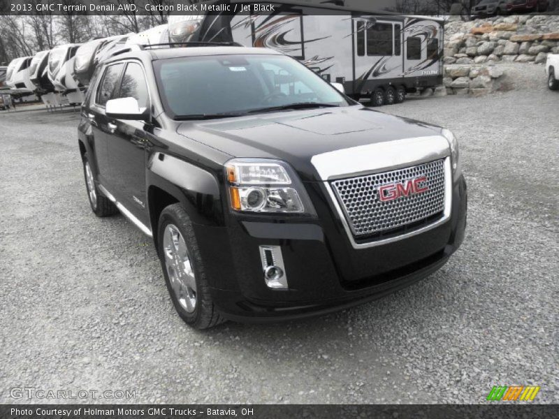 Carbon Black Metallic / Jet Black 2013 GMC Terrain Denali AWD