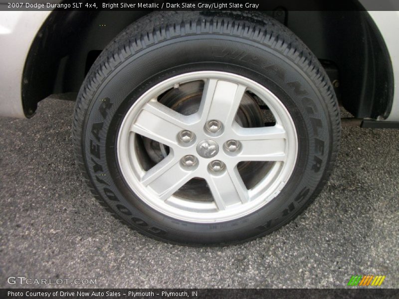 Bright Silver Metallic / Dark Slate Gray/Light Slate Gray 2007 Dodge Durango SLT 4x4
