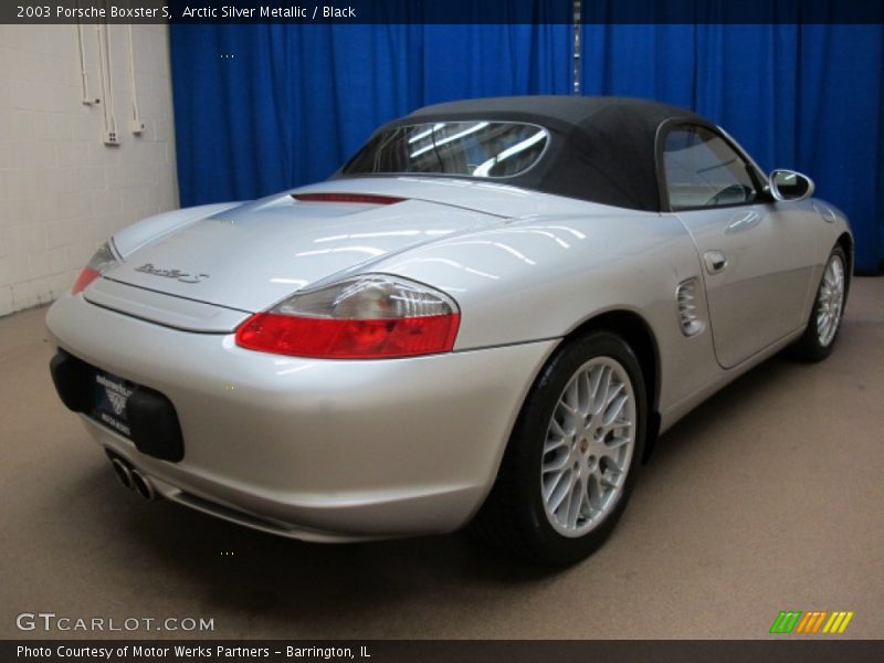 Arctic Silver Metallic / Black 2003 Porsche Boxster S
