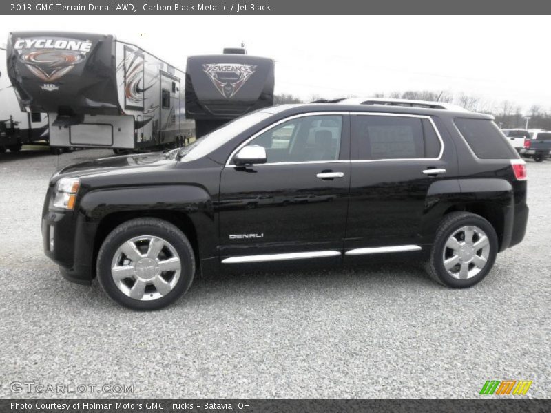 Carbon Black Metallic / Jet Black 2013 GMC Terrain Denali AWD