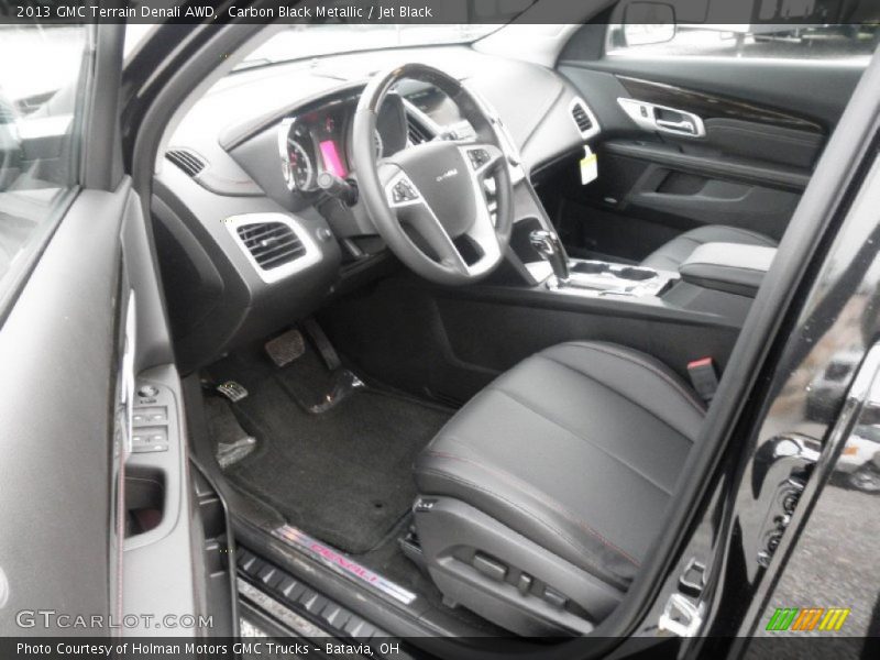 Carbon Black Metallic / Jet Black 2013 GMC Terrain Denali AWD