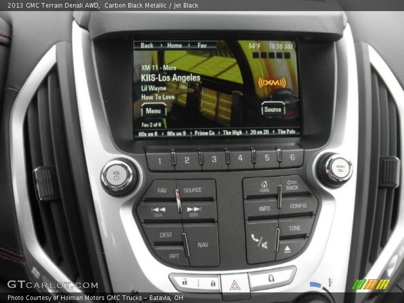 Carbon Black Metallic / Jet Black 2013 GMC Terrain Denali AWD