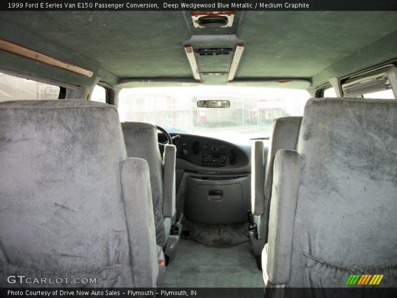 Deep Wedgewood Blue Metallic / Medium Graphite 1999 Ford E Series Van E150 Passenger Conversion