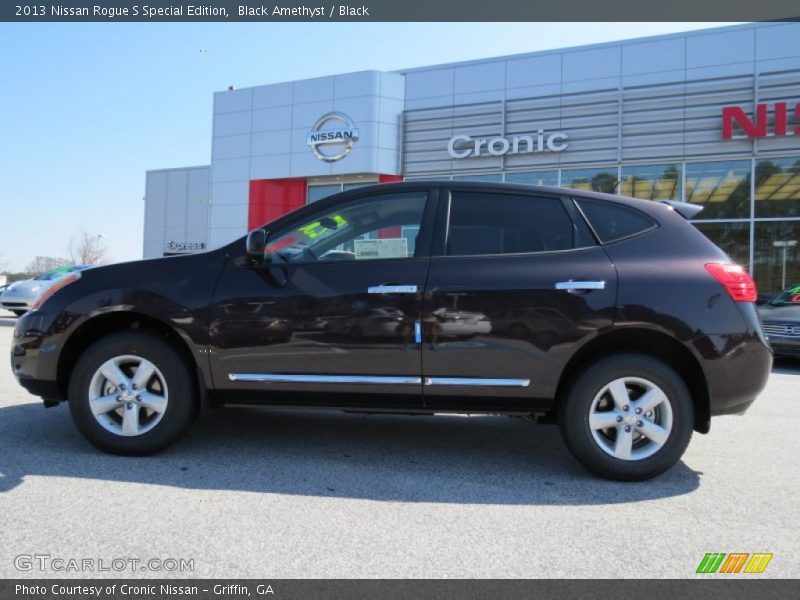 Black Amethyst / Black 2013 Nissan Rogue S Special Edition