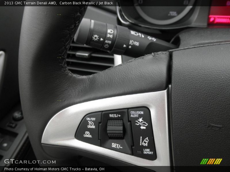 Carbon Black Metallic / Jet Black 2013 GMC Terrain Denali AWD
