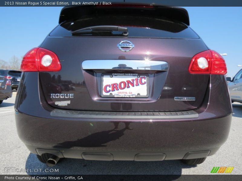 Black Amethyst / Black 2013 Nissan Rogue S Special Edition