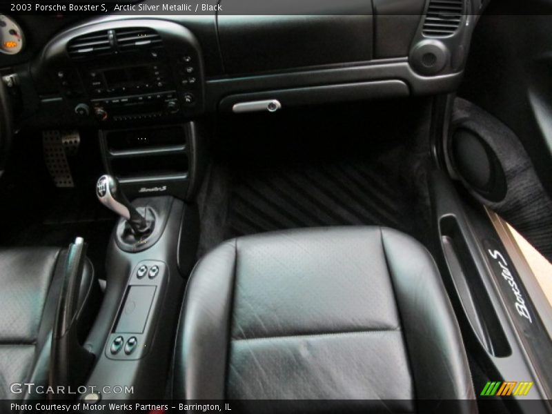 Arctic Silver Metallic / Black 2003 Porsche Boxster S