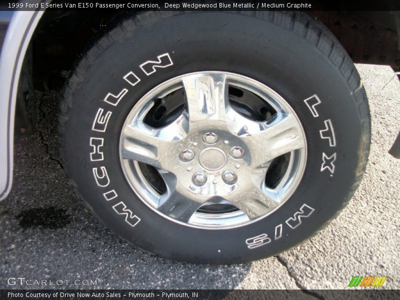 Deep Wedgewood Blue Metallic / Medium Graphite 1999 Ford E Series Van E150 Passenger Conversion