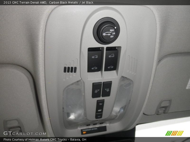 Carbon Black Metallic / Jet Black 2013 GMC Terrain Denali AWD