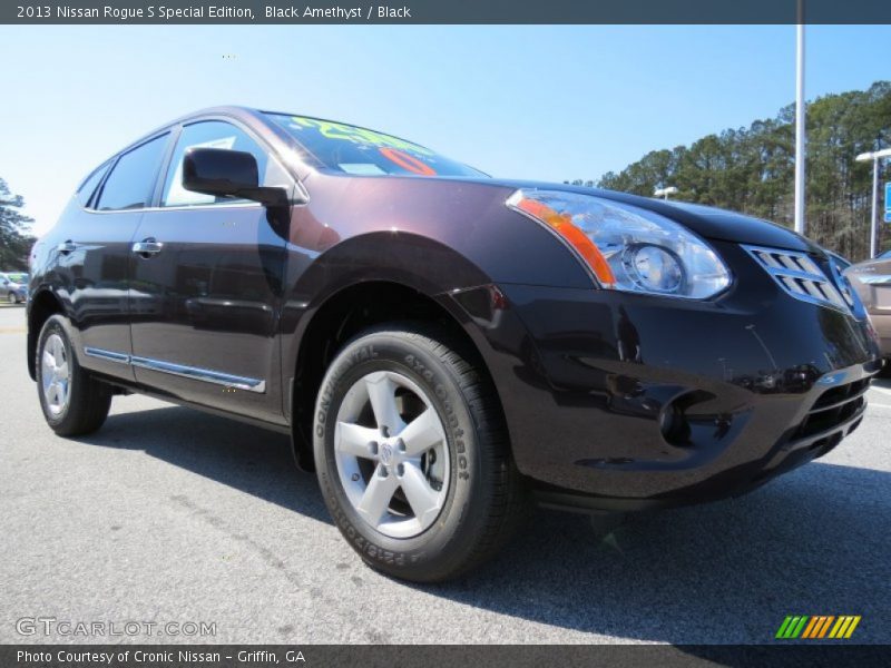 Black Amethyst / Black 2013 Nissan Rogue S Special Edition