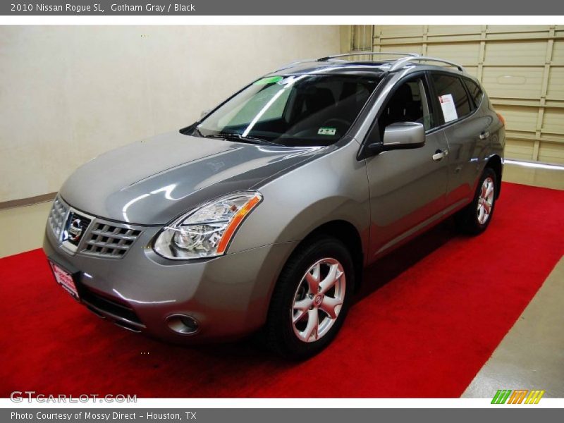 Gotham Gray / Black 2010 Nissan Rogue SL