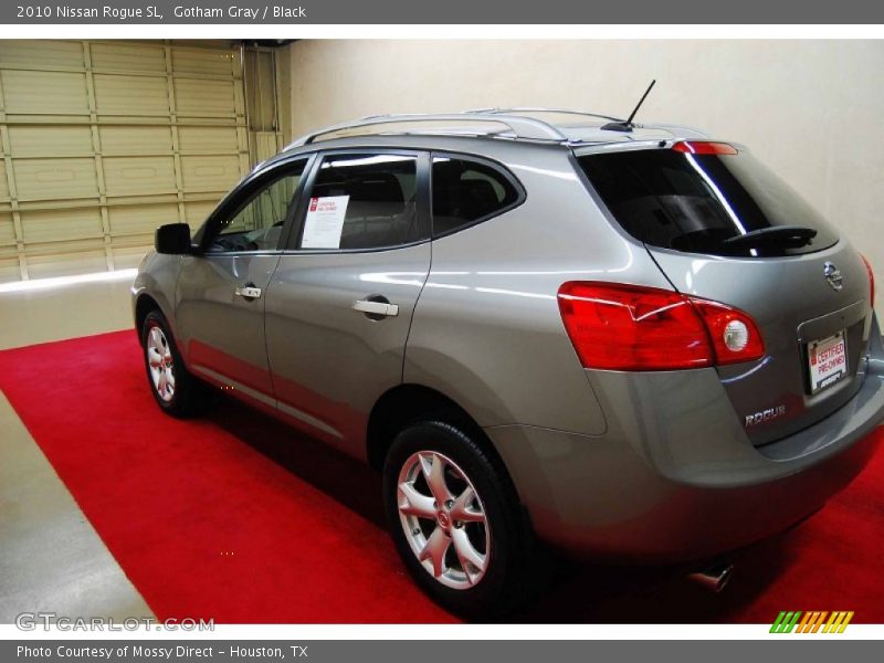 Gotham Gray / Black 2010 Nissan Rogue SL