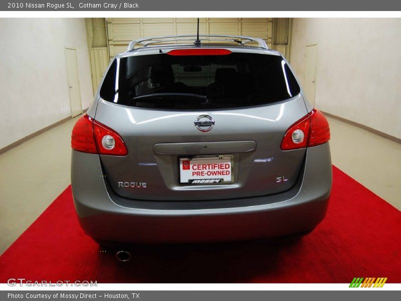 Gotham Gray / Black 2010 Nissan Rogue SL