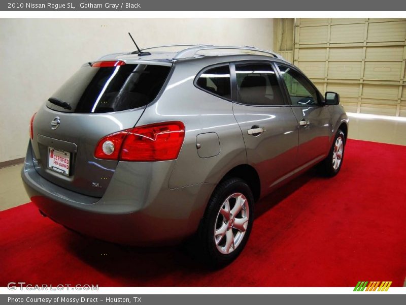 Gotham Gray / Black 2010 Nissan Rogue SL