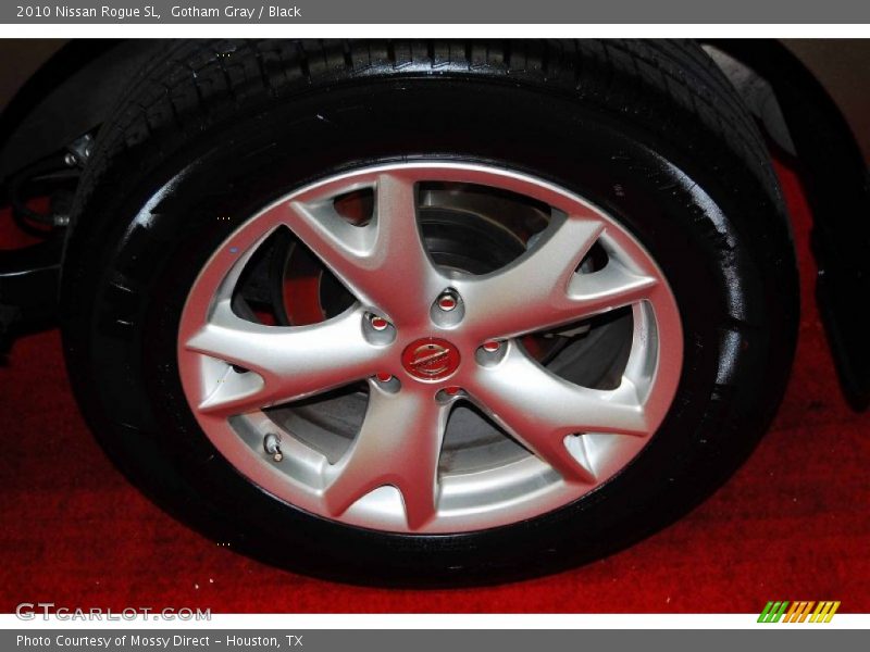 Gotham Gray / Black 2010 Nissan Rogue SL