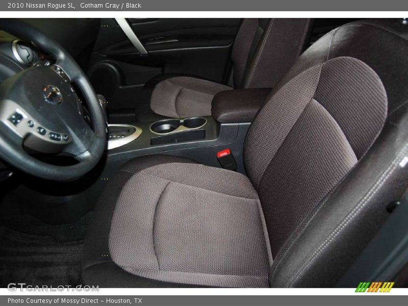 Gotham Gray / Black 2010 Nissan Rogue SL