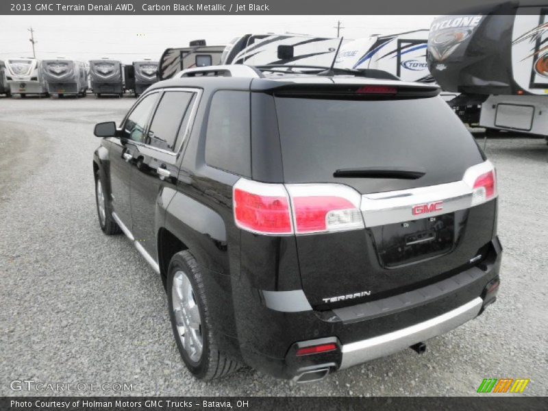 Carbon Black Metallic / Jet Black 2013 GMC Terrain Denali AWD