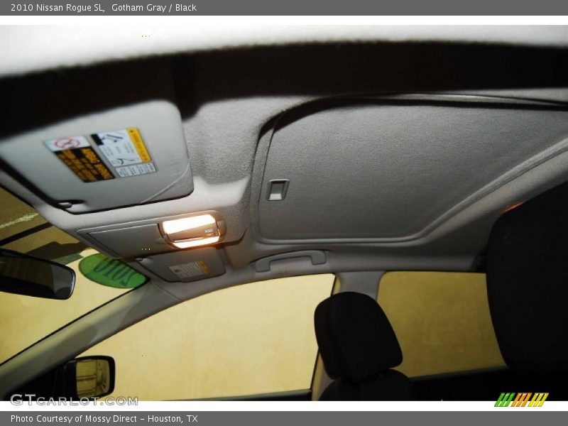 Gotham Gray / Black 2010 Nissan Rogue SL