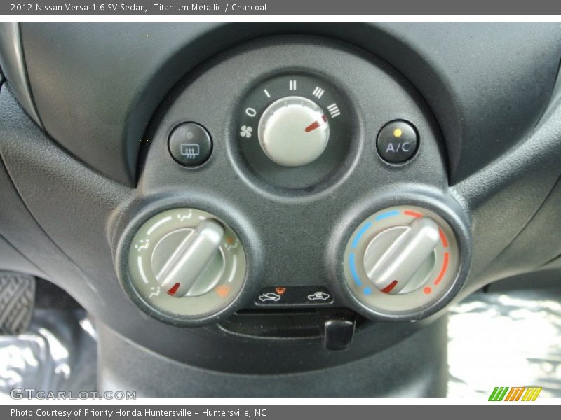 Titanium Metallic / Charcoal 2012 Nissan Versa 1.6 SV Sedan