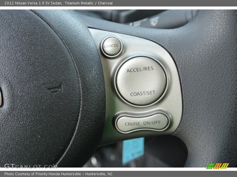Titanium Metallic / Charcoal 2012 Nissan Versa 1.6 SV Sedan